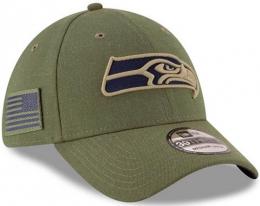 シアトル シーホークス グッズ ニューエラ '2018 Salute To Service 39 Thirty FLEX CAP / Seattle Seahawks