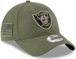 ラスベガス レイダース グッズ ニューエラ '2018 Salute To Service 9TWENTY CAP (オリーブグリーン) / Las Vegas Raiders