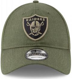 ラスベガス レイダース グッズ ニューエラ '2018 Salute To Service 9TWENTY CAP (オリーブグリーン) / Las Vegas Raiders