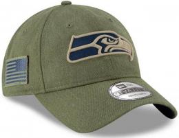 シアトル シーホークス グッズ ニューエラ '2018 Salute To Service 9TWENTY CAP (オリーブグリーン) / Seattle Seahawks