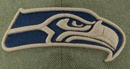 シアトル シーホークス グッズ ニューエラ '2018 Salute To Service 9TWENTY CAP (オリーブグリーン) / Seattle Seahawks