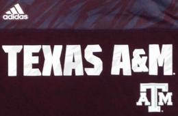 テキサスA&M アギーズ グッズ アディダス '15 サイドライン ショックエナジー パフォーマンス Tシャツ(CLIMALITE版)/ Texas A&M Aggies