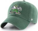 ノートルダム ファイティングアイリッシュ グッズ '47BRAND ( フォーティーセブンブランド ) NCAA レガシー クリーンアップ スラウチ CAP (モスグリーン)※レプラコーンロゴ版 / Notre Dame Fighting Irish