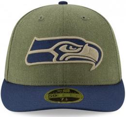 シアトル シーホークス グッズ ニューエラ '2018 Salute To Service 59FIFTY LOW PROFILE Fitted CAP / Seattle Seahawks