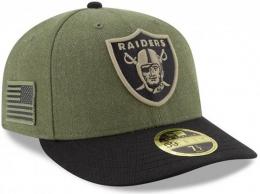 ラスベガス レイダース グッズ ニューエラ '2018 Salute To Service 59FIFTY LOW PROFILE Fitted CAP / Las Vegas Raiders