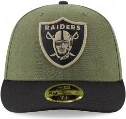 ラスベガス レイダース グッズ ニューエラ '2018 Salute To Service 59FIFTY LOW PROFILE Fitted CAP / Las Vegas Raiders