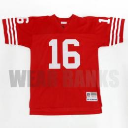 ジョー・モンタナ サンフランシスコ 49ers ミッチェル&ネス スローバック ジャージ (赤)/ Joe Montana San Francisco 49ers Mitchell&Ness Jersey