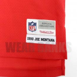 ジョー・モンタナ サンフランシスコ 49ers ミッチェル&ネス スローバック ジャージ (赤)/ Joe Montana San Francisco 49ers Mitchell&Ness Jersey