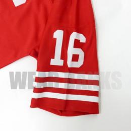 ジョー・モンタナ サンフランシスコ 49ers ミッチェル&ネス スローバック ジャージ (赤)/ Joe Montana San Francisco 49ers Mitchell&Ness Jersey