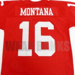 ジョー・モンタナ サンフランシスコ 49ers ミッチェル&ネス スローバック ジャージ (赤)/ Joe Montana San Francisco 49ers Mitchell&Ness Jersey