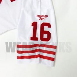 ジョー・モンタナ サンフランシスコ 49ers リーボック スローバック ジャージ (白)/ Joe Montana San Francisco 49ers Reebok Throwback Jersey