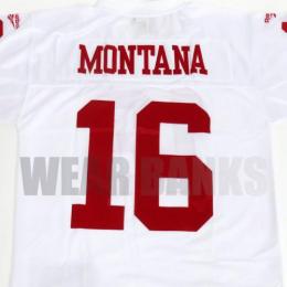 ジョー・モンタナ サンフランシスコ 49ers リーボック スローバック ジャージ (白)/ Joe Montana San Francisco 49ers Reebok Throwback Jersey