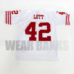 ロニー・ロット サンフランシスコ 49ers リーボック スローバック ジャージ (白)/ Ronnie Lott San Francisco 49ers Reebok Throwback Jersey