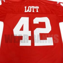 ロニー・ロット サンフランシスコ 49ers リーボック スローバック ジャージ (赤)/ Ronnie Lott San Francisco 49ers Reebok Throwback Jersey