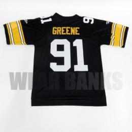 ケビン・グリーン ピッツバーグ スティーラーズ リーボック スローバック ジャージ (黒)/ Kevin Greene Pittsburgh Steelers Reebok Throwback Jersey