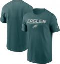 フィラデルフィア イーグルス ナイキ '25 サイドライン コットン ドライフィットTシャツ (ミッドナイトグリーン) / Philadelphia Eagles