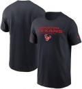 ヒューストン テキサンズ ナイキ '25 サイドライン コットン ドライフィットTシャツ (紺) / Houston Texans