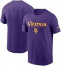 ミネソタ バイキングス ナイキ '25 サイドライン コットン ドライフィットTシャツ (紫) / Minnesota Vikings