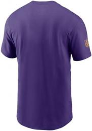 ミネソタ バイキングス ナイキ '25 サイドライン コットン ドライフィットTシャツ (紫) / Minnesota Vikings