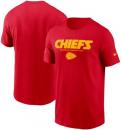 カンザスシティ チーフス ナイキ '25 サイドライン コットン ドライフィットTシャツ (赤) / Kansas City Chiefs