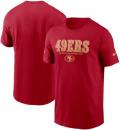 サンフランシスコ フォーティーナイナーズ ナイキ '25 サイドライン コットン ドライフィットTシャツ (スカーレット) / San Francisco 49ers