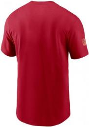サンフランシスコ フォーティーナイナーズ ナイキ '25 サイドライン コットン ドライフィットTシャツ (スカーレット) / San Francisco 49ers