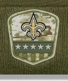 ニューオリンズ セインツ グッズ ニューエラ '2019 Salute To Service ニットキャップ (折有版)/ New Orleans Saints