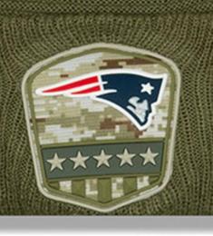 ニューイングランド ペイトリオッツ グッズ ニューエラ '2019 Salute To Service ニットキャップ (折有版)/ New England Patriots