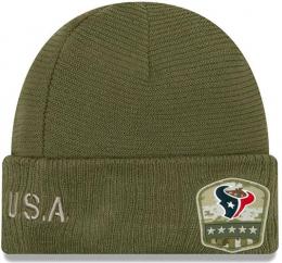 ヒューストン テキサンズ グッズ ニューエラ '2019 Salute To Service ニットキャップ (折有版)/ Houston Texans