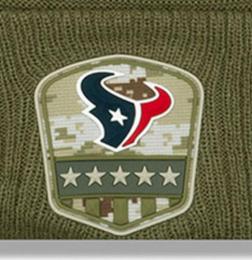 ヒューストン テキサンズ グッズ ニューエラ '2019 Salute To Service ニットキャップ (折有版)/ Houston Texans