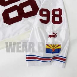 エリック・スワン アリゾナ カーディナルス プーマ ヴィンテージ オーセンティックゲームジャージ (白)/ Eric Swann Arizona Cardinals White Jersey