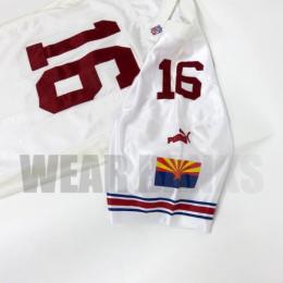 ジェイク・プラマー アリゾナ カーディナルス プーマ ヴィンテージ オーセンティックゲームジャージ (白)/ Jake Plummer Arizona Cardinals White Jersey