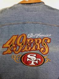 サンフランシスコ フォーティーナイナーズ プロエリート ヴィンテージ デニムジャケット / San Francisco 49ers