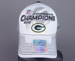 グリーンベイ パッカーズ グッズ リーボック '10 NFCカンファレンス優勝記念ロッカールームFLEX CAP / Green Bay Packers