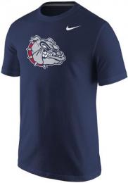 ゴンザガ ブルドックス ナイキ グロスロゴ コットン Tシャツ (紺)/ Gonzaga Bulldogs
