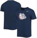 ゴンザガ ブルドックス ナイキ ビッグロゴ コットン Tシャツ (紺)/ Gonzaga Bulldogs