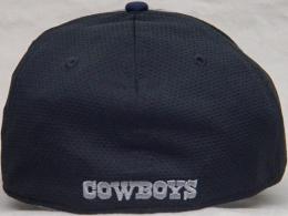 ダラス カウボーイズ  ニューエラ NFL '15 サイドライン ヘックスチャージ 39 Thirty FLEX CAP (紺) / Dallas Cowboys