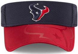 ヒューストン・テキサンズ グッズ ニューエラ NFL '16 サイドライン サインバイザー(赤/紺) / Houston Texans