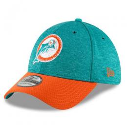 マイアミ ドルフィンズ グッズ ニューエラ NFL '18 サイドライン ホーム 39 Thirty FLEX CAP (アクア/オレンジ) ※クラシックロゴ版/ Miami Dolphins