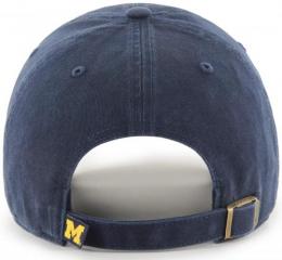 ミシガン ウルヴァリンズ '47BRAND ( フォーティーセブンブランド ) NCAA レガシー クリーンアップ スラウチ CAP (紺)/ Michigan Wolverines