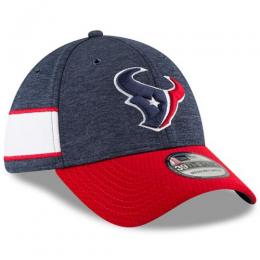 ヒューストン テキサンズ グッズ ニューエラ NFL '18 サイドライン ホーム 39 Thirty FLEX CAP (紺/赤)/ Houston Texans