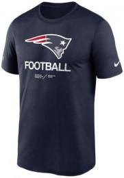 ニューイングランド ペイトリオッツ ナイキ '22 サイドライン インフォグラフィック ドライフィットTシャツ (紺) / New England Patriots