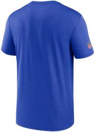 ロサンゼルス ラムズ ナイキ '22 サイドライン インフォグラフィック ドライフィットTシャツ (青) / Los Angeles Rams