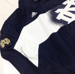 ノートルダム ファイティング アイリッシュ アディダス '2013 サイドライン プレイヤー ウォームアップ ジャケット/ Notre Dame Fighting Irish