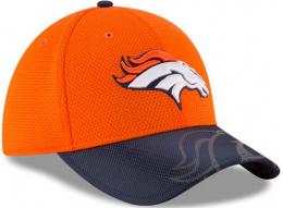 NEW ERA / NewEra ( ニューエラ ) NFL '16 サイドライン ツートン 39 Thirty FLEX CAP (紺/オレンジ) / Denver Broncos ( デンバー ブロンコス )