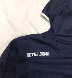 ノートルダム ファイティング アイリッシュ アディダス '13 サイドライン プレイヤー 1/4ZIP PO パーカー/ Notre Dame Fighting Irish