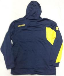 ミシガン ウルヴァリンズ アディダス '13 サイドライン プレイヤー 1/4ZIP PO パーカー/ Michigan Wolverines