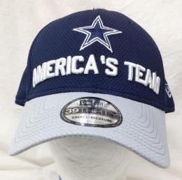 ダラス カウボーイズ ニューエラ NFL '18 サイドライン ドラフト 39 Thirty FLEX CAP 2(ネイビー/グレー)/ Dallas Cowboys