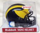 ミシガン ウルヴァリンズ リデル レボリューション スピード レプリカ ミニヘルメット / NCAA グッズ Michigan Wolverines Riddell Revolution Speed Mini Helmet