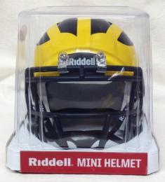 ミシガン ウルヴァリンズ リデル レボリューション スピード レプリカ ミニヘルメット / NCAA グッズ Michigan Wolverines Riddell Revolution Speed Mini Helmet